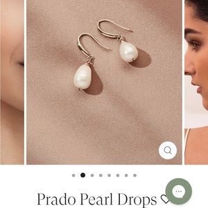 Olive and Piper Pearl Earrings